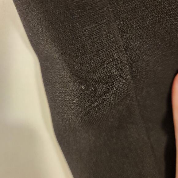 DRESS BARN Black Knee Length Skirt Office Dark Academia Goth Witchy Womens 14 - Picture 10 of 11